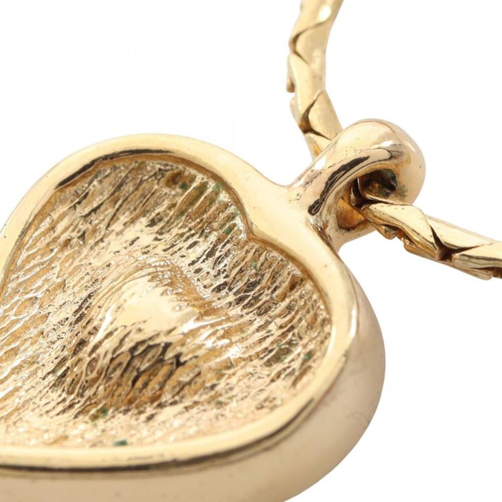 Dior Heart Stone Rhinestone Necklace - Picture 3 of 6